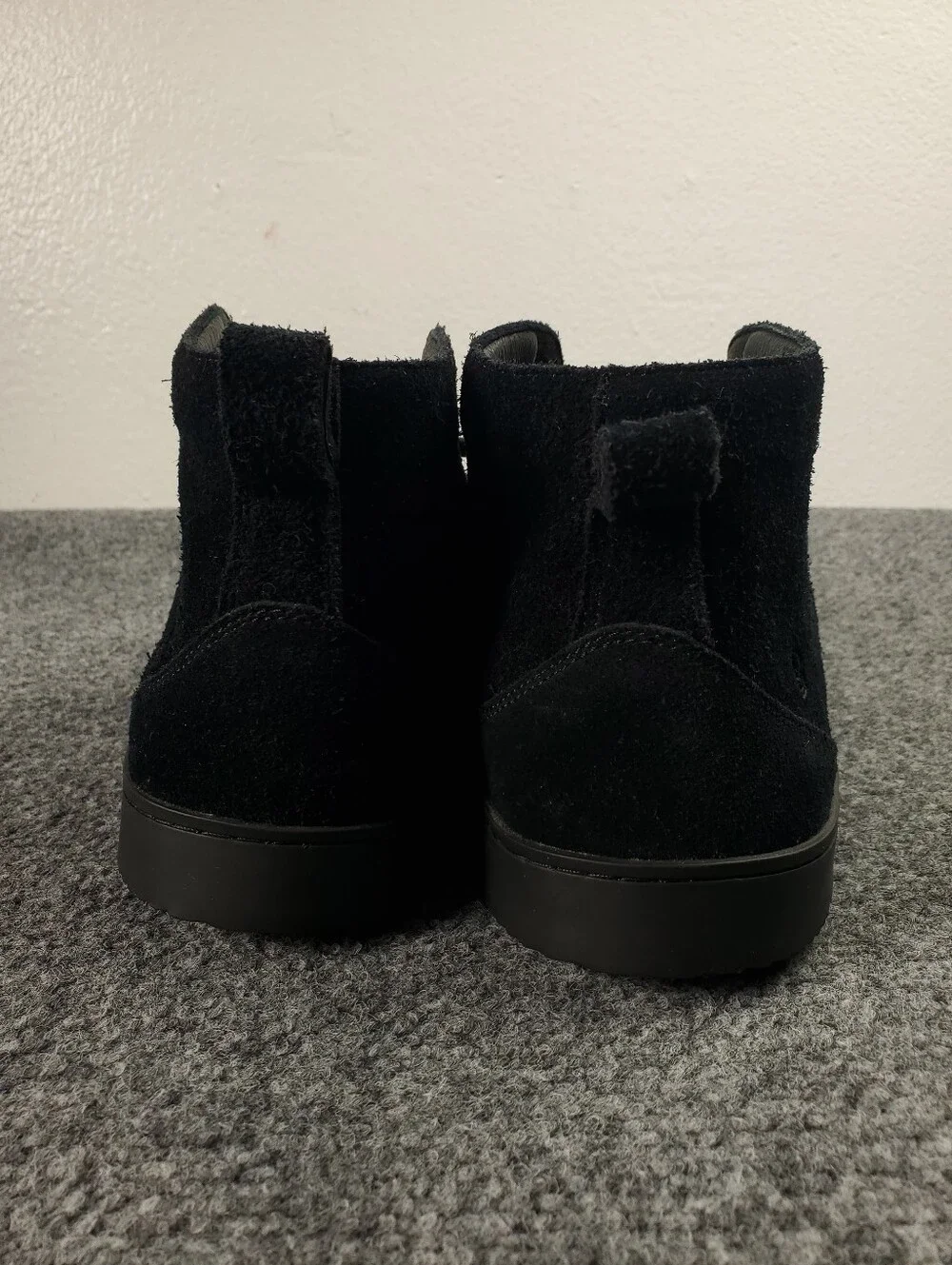 Birchbury Carnforth Chukka Desert Boots Size 16 Black Suede Leather Rubber Sole
